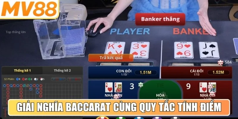 Giải nghĩa Baccarat cùng quy tắc tính điểm căn bản cho cược thủ