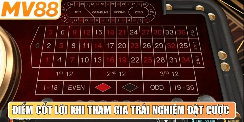 Một số điểm cốt lõi khi tham gia trải nghiệm đặt cược 