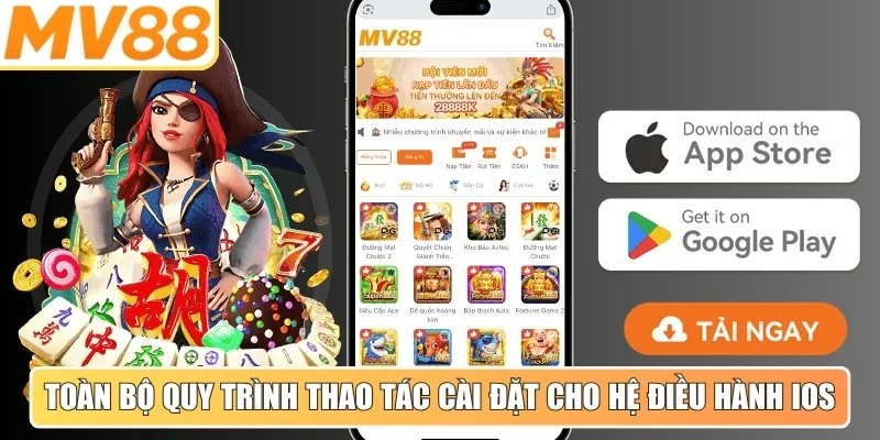 Toàn bộ quy trình thao tác cài đặt cho hệ điều hành IOS