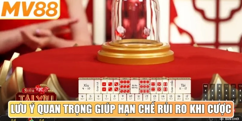 Lưu ý quan trọng giúp hạn chế rủi ro khi đặt cược